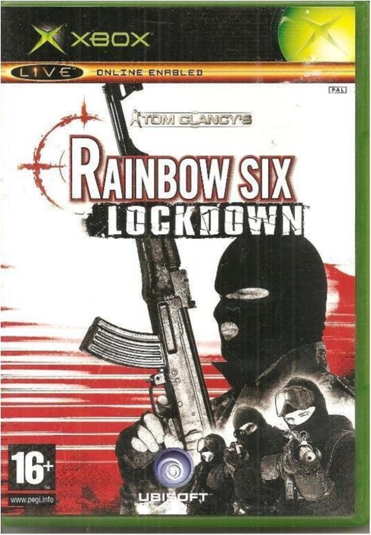 RAINBOW SIX LOCKDOWN (X BOX )