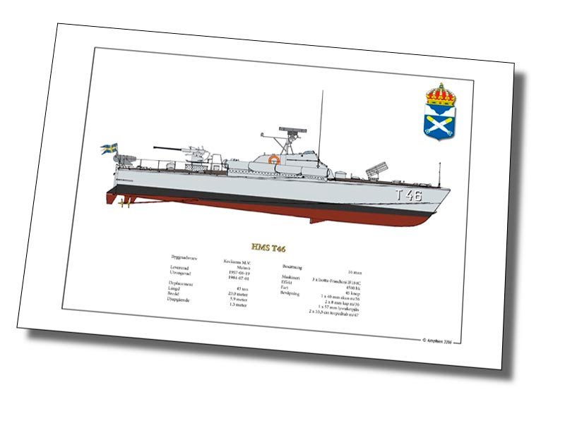 Se produkter som liknar Samlarbild HMS T46 på Tradera (619461846)