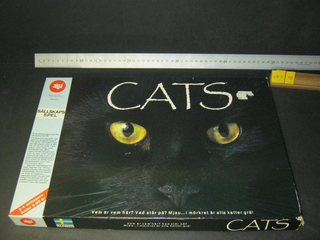 Cats, blåstrip, 1985, Alga, Komplett
