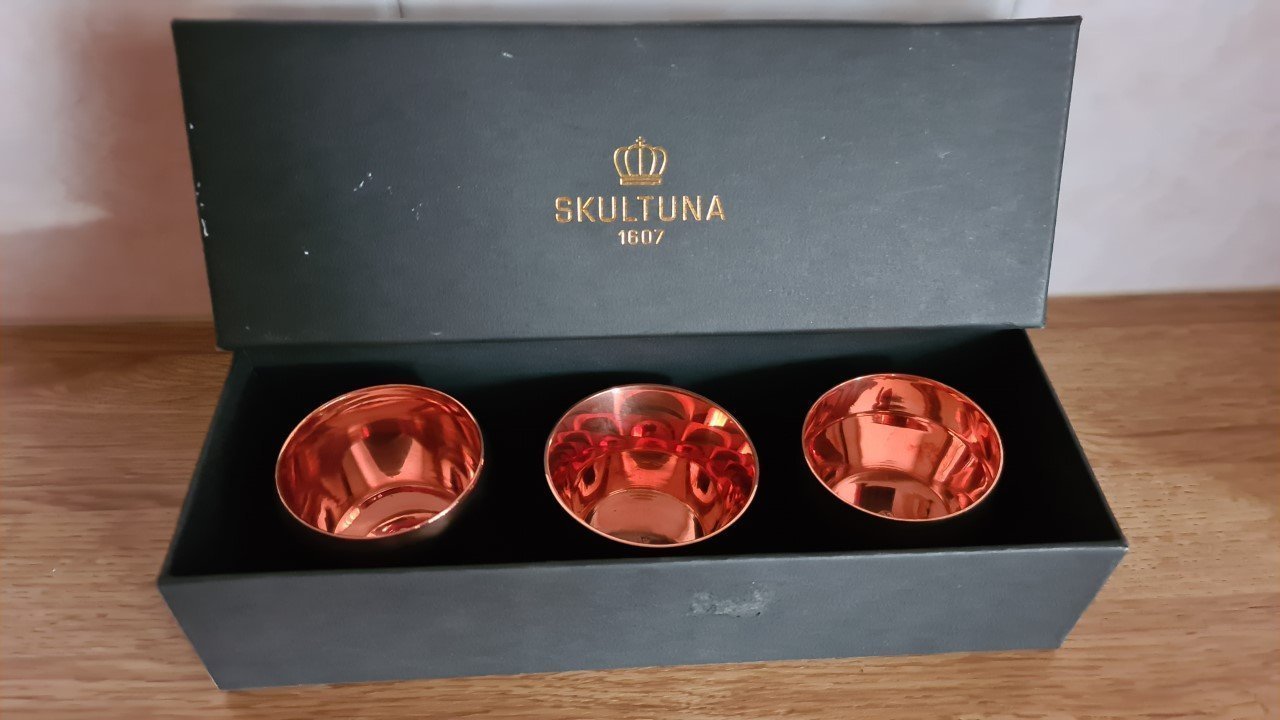 SKULTUNA 3 Lyktor Design Claesson Koivisto Rune Koppar Nya Originalförpackning