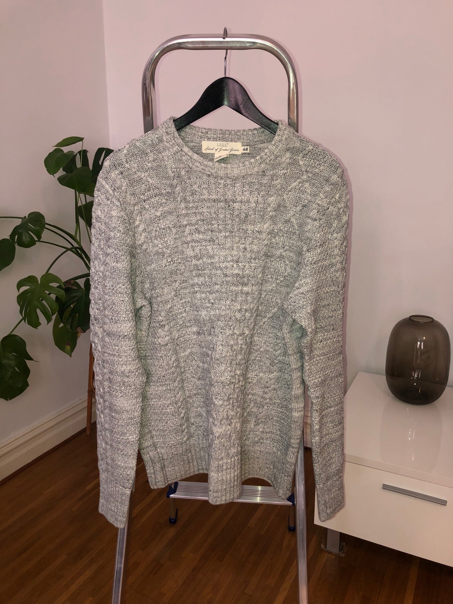 Stickad Tröja H&M M L Stickad Tröja H&M M L