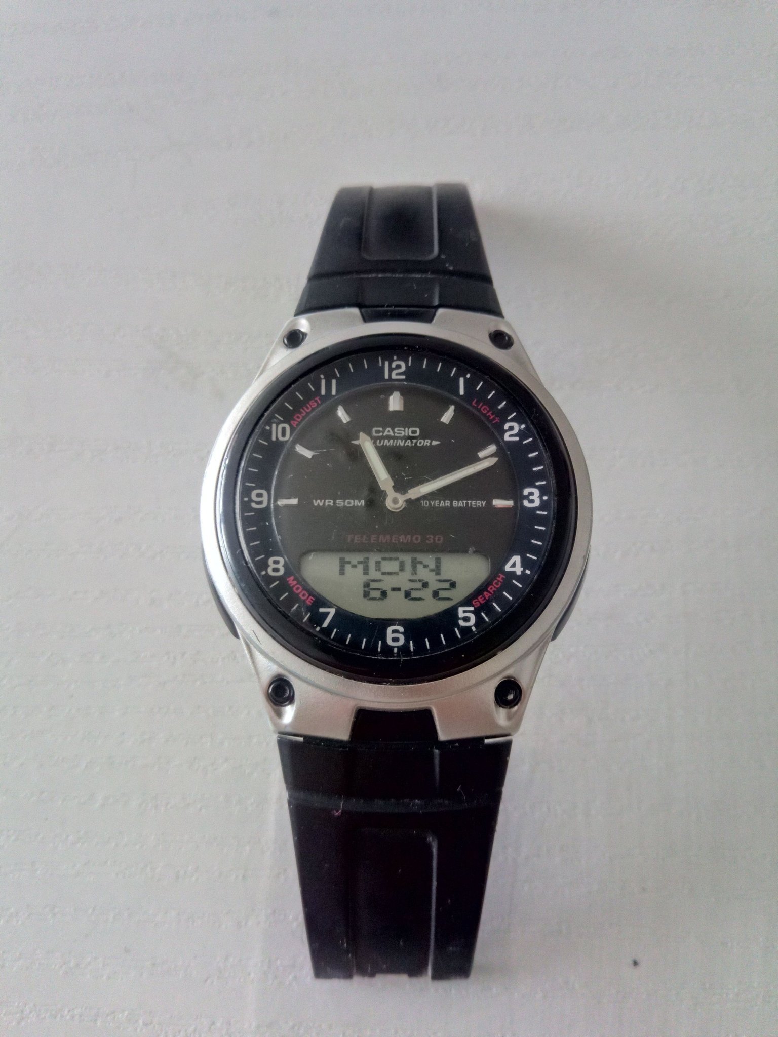 casio aw 80 set digital time