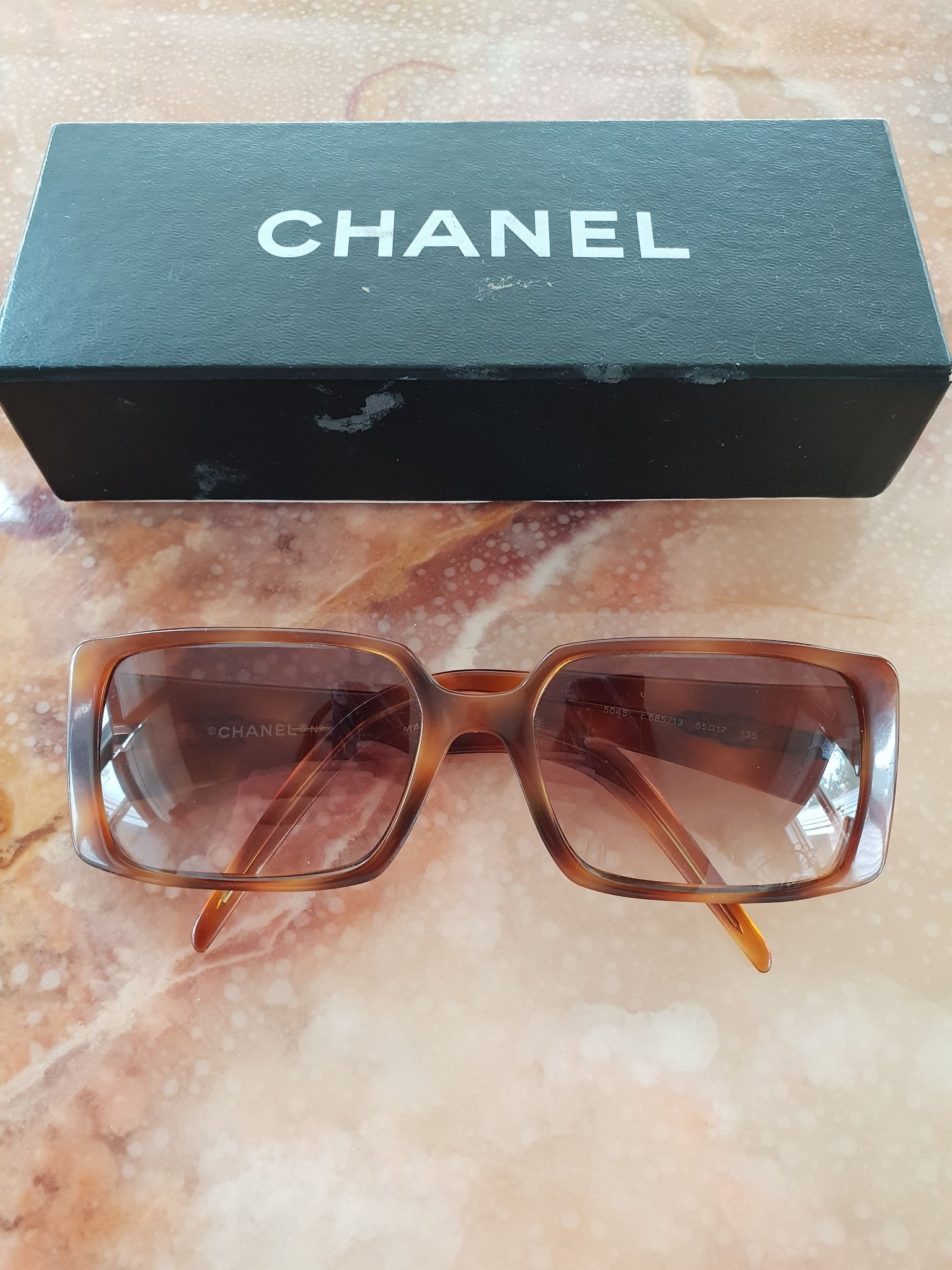 Äkta Chanel solglasögon med styrka vintage