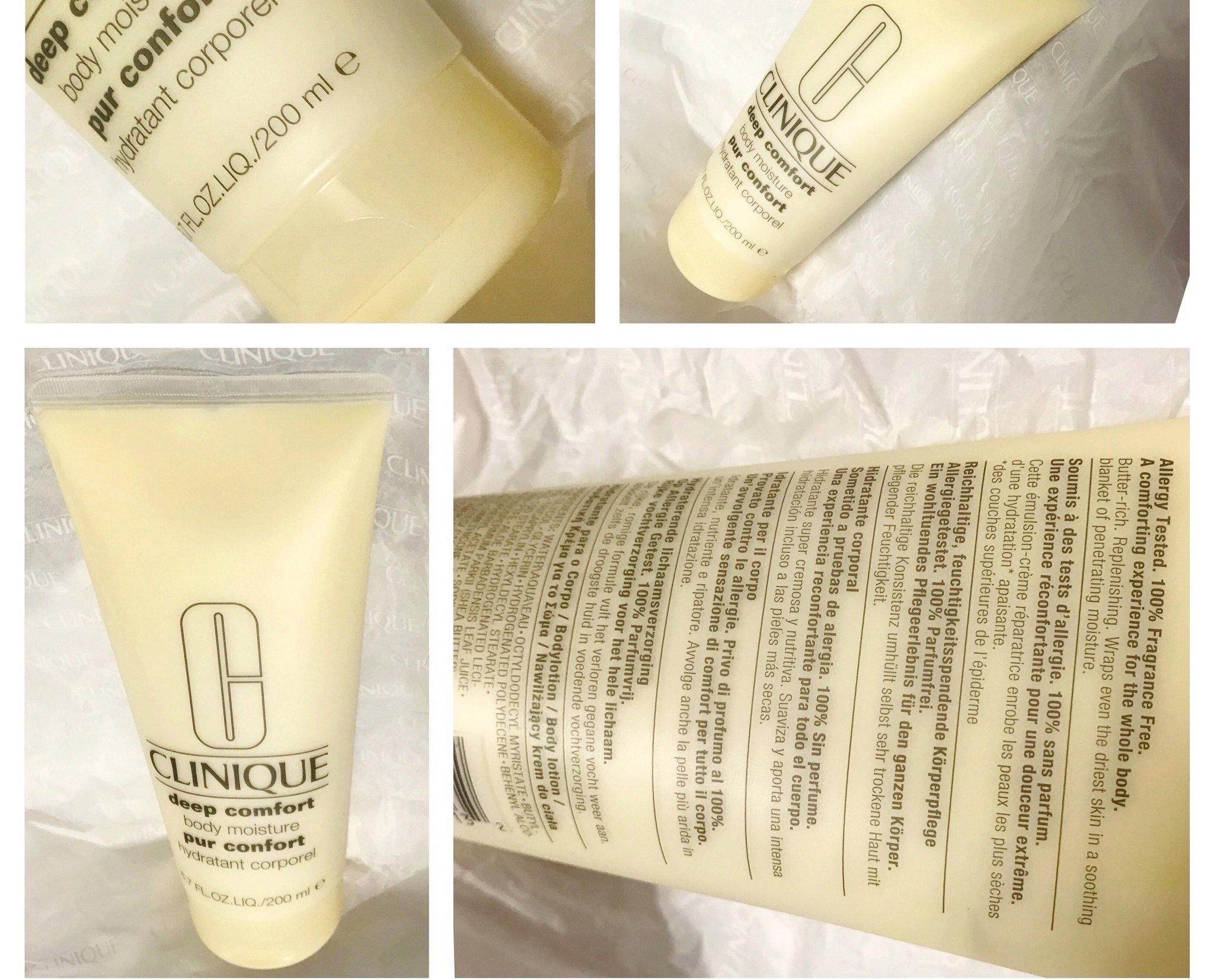 Ny 200ml Clinique Deep Comfort Body Moisture Bo 376026244 ᐈ