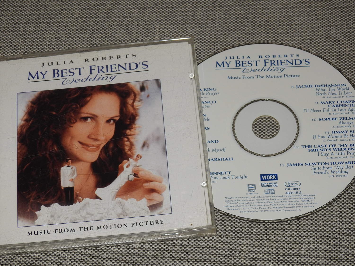 My Best Friends Wedding CD Music from the Mot