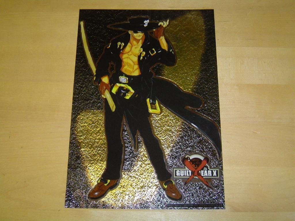 KLISTERMÄRKE MED MOTIV FRÅN SPELET GUILTY GEAR X *NYTT*
