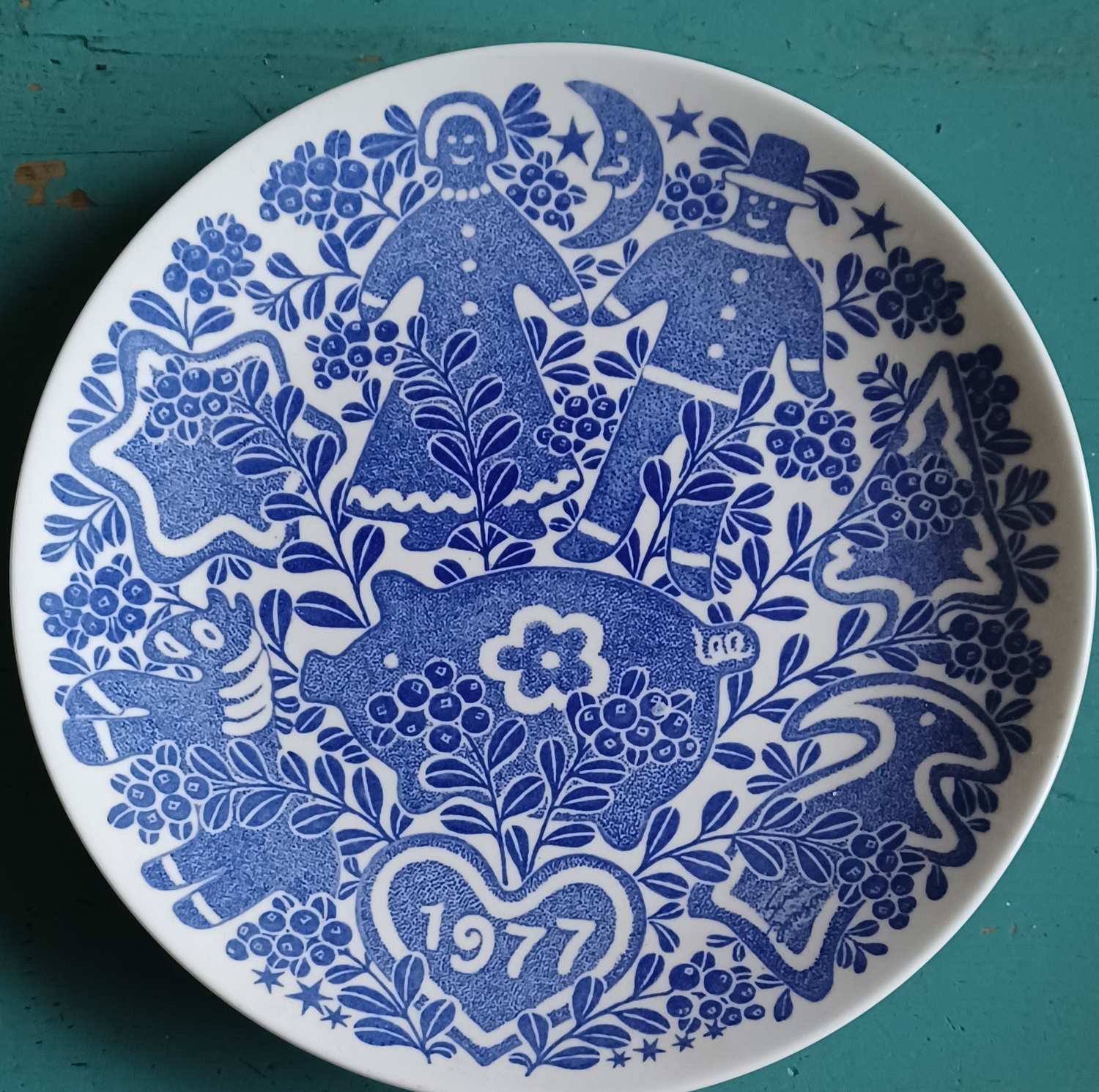 Gustavsberg Jultallrik 7 1977年 限定皿