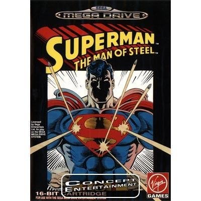 SUPERMAN - THE MAN OF STEEL (i box) till Sega Mega Drive