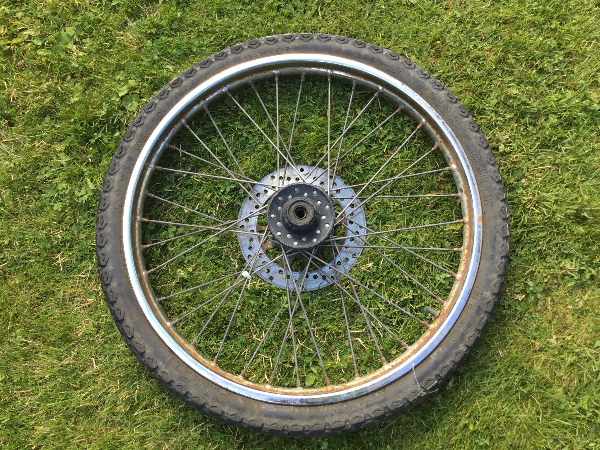 Framhjul Yamaha DT. 70/90 21 (411232347) ? Kop pa Tradera