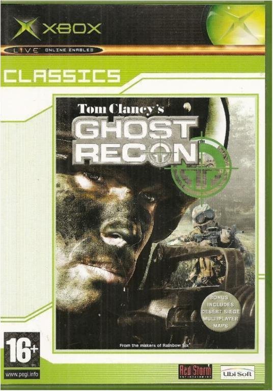 TOM CLANCY -GHOST RECON ( X BOX SPEL)