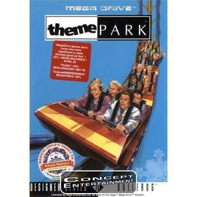 THEME PARK (komplett) till Sega Mega Drive
