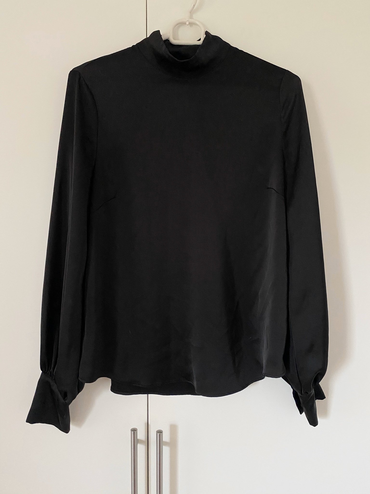 Gina Tricot, Blus, Svart, Strl: 34/36