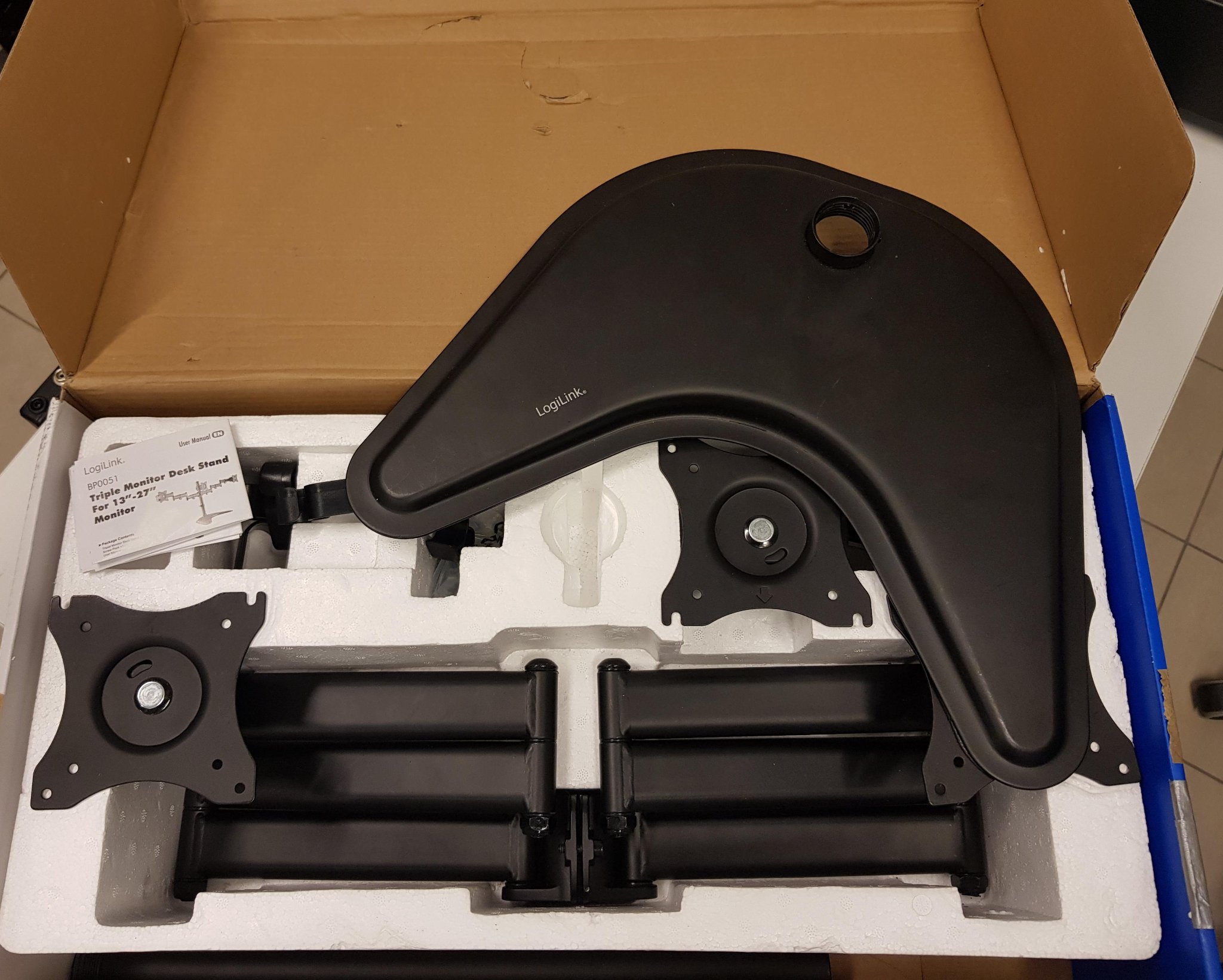 LogiLink Triple Monitor Desk Mount BP.. (417159613) ᐈ Returhuset på Tradera