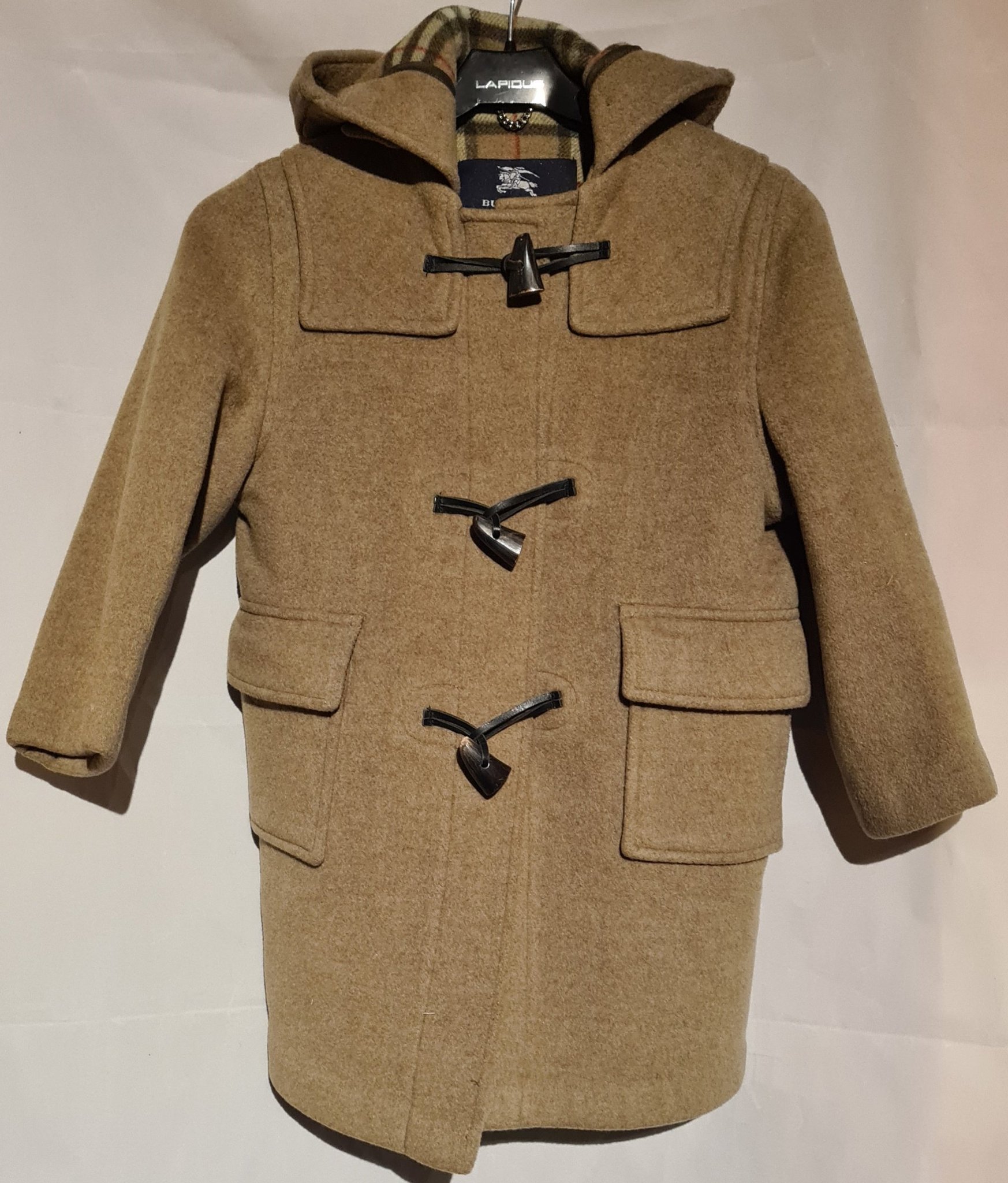 Burberry Duffel Jacka grå/brun 45 år (442767851) Stromsbacka på Tradera