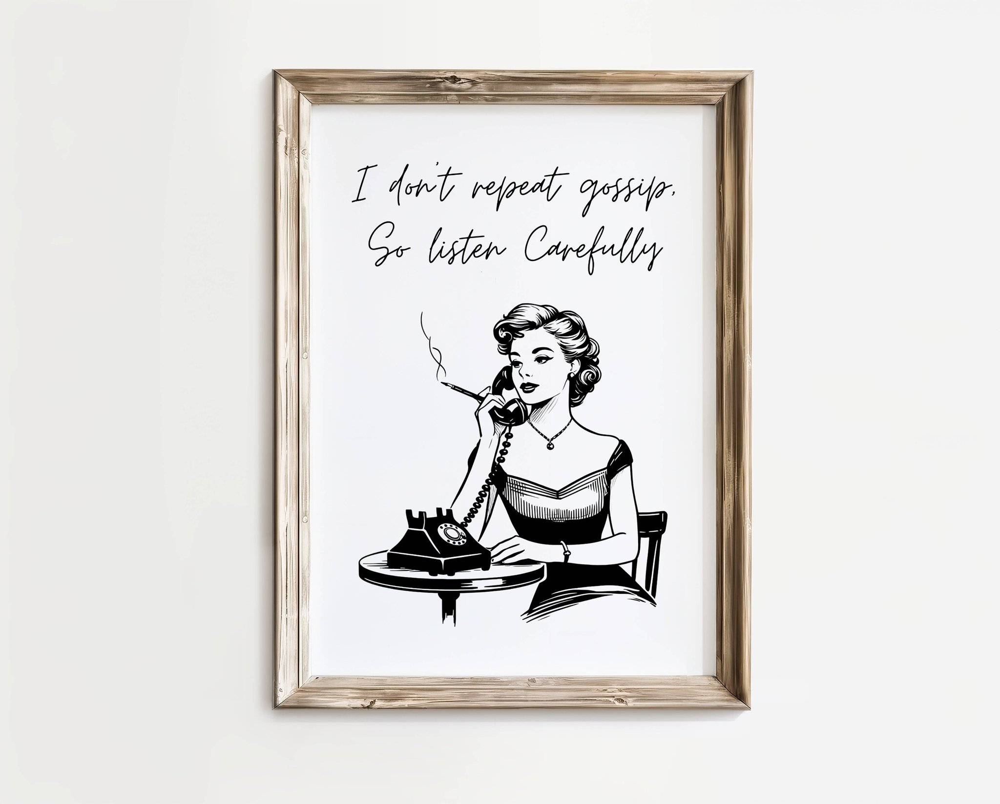 I Don't Repeat Gossip | A4 | Rolig present | SkattkammarenSE