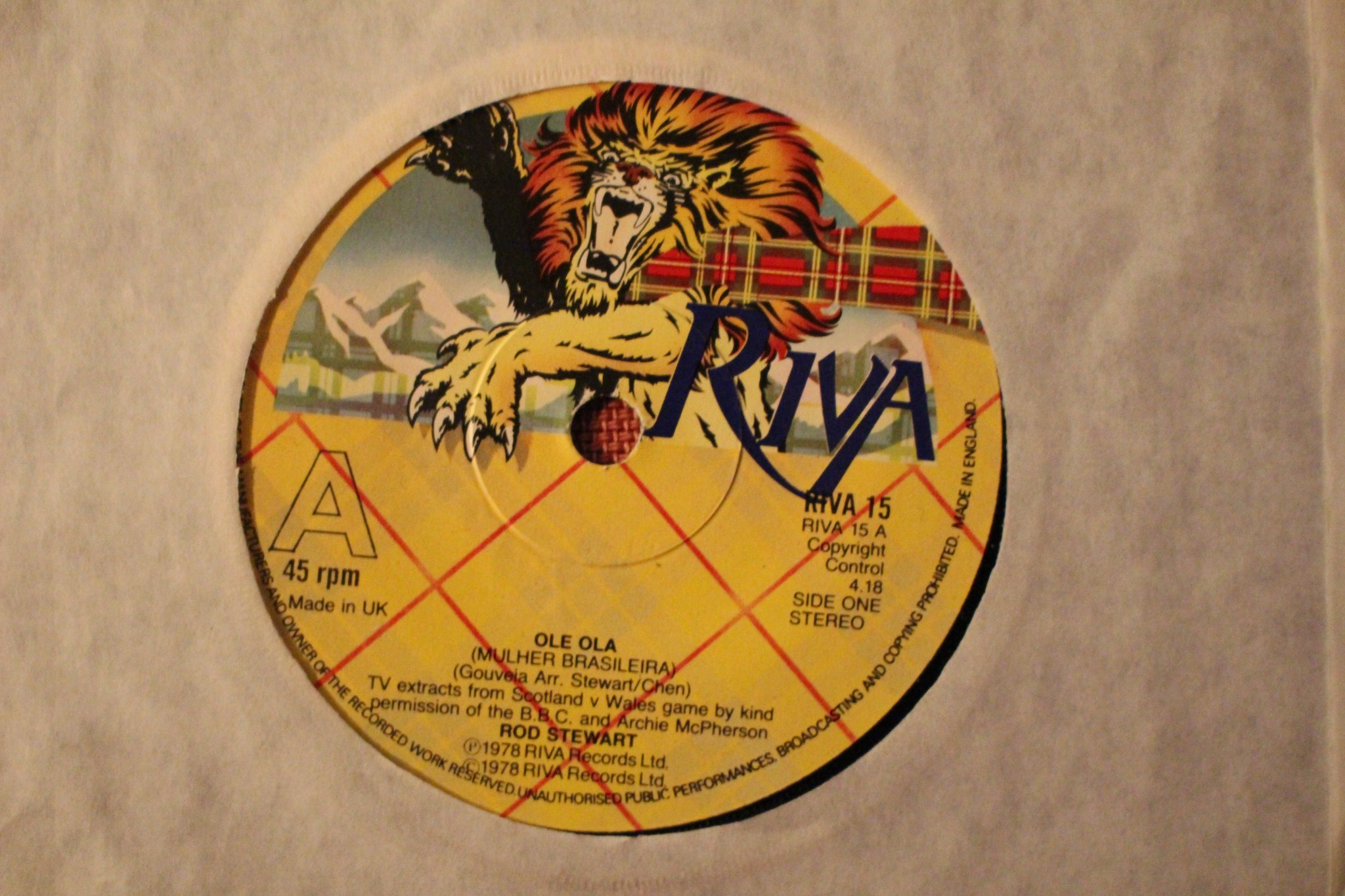 Singel, vinyl, Rod Stewart, 1978