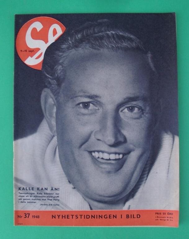 SE nr 37 1948 - Kalle Schröder, SAS-ABA, Carl Fries-Lidsjön