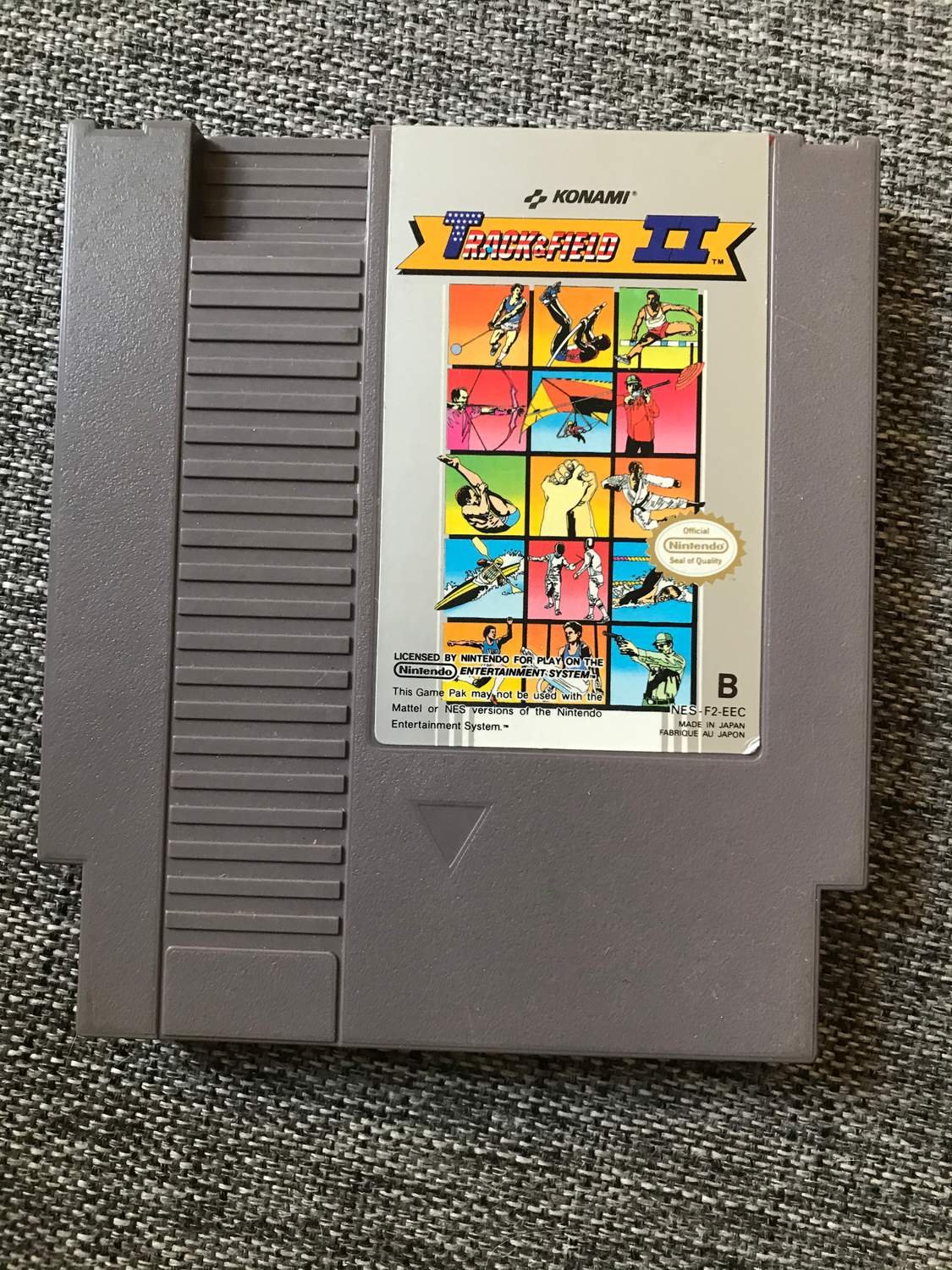 TRACK AND FIELD II NES Nintendo 8 bit (407414555) gidloftrading på