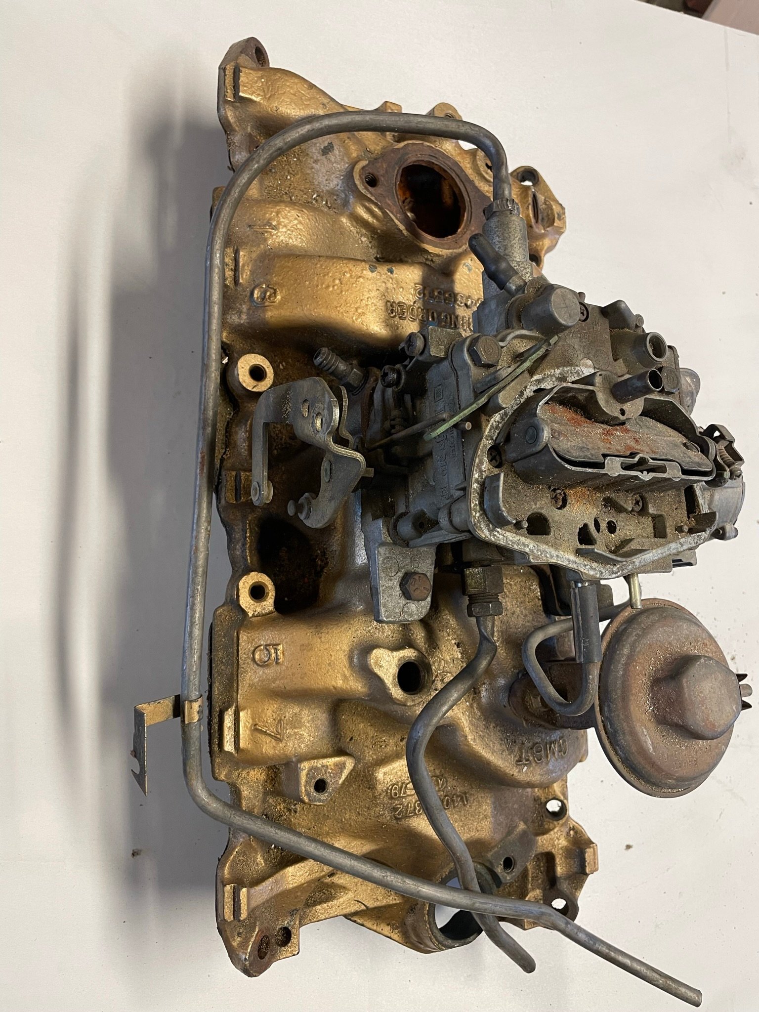 Rochester Dualjet 210 2port förgasare med insug Köp på Tradera