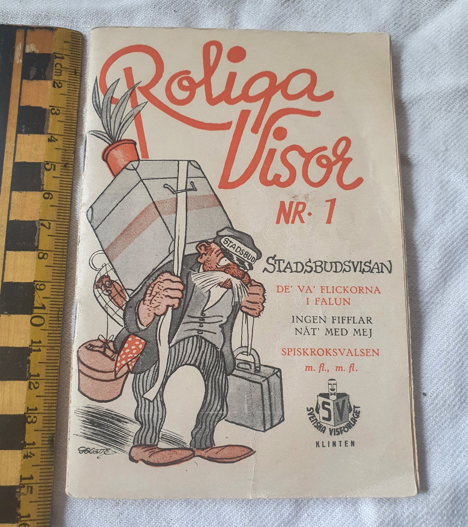 Roliga visor, texter till 19 st Köp på Tradera (563897141)
