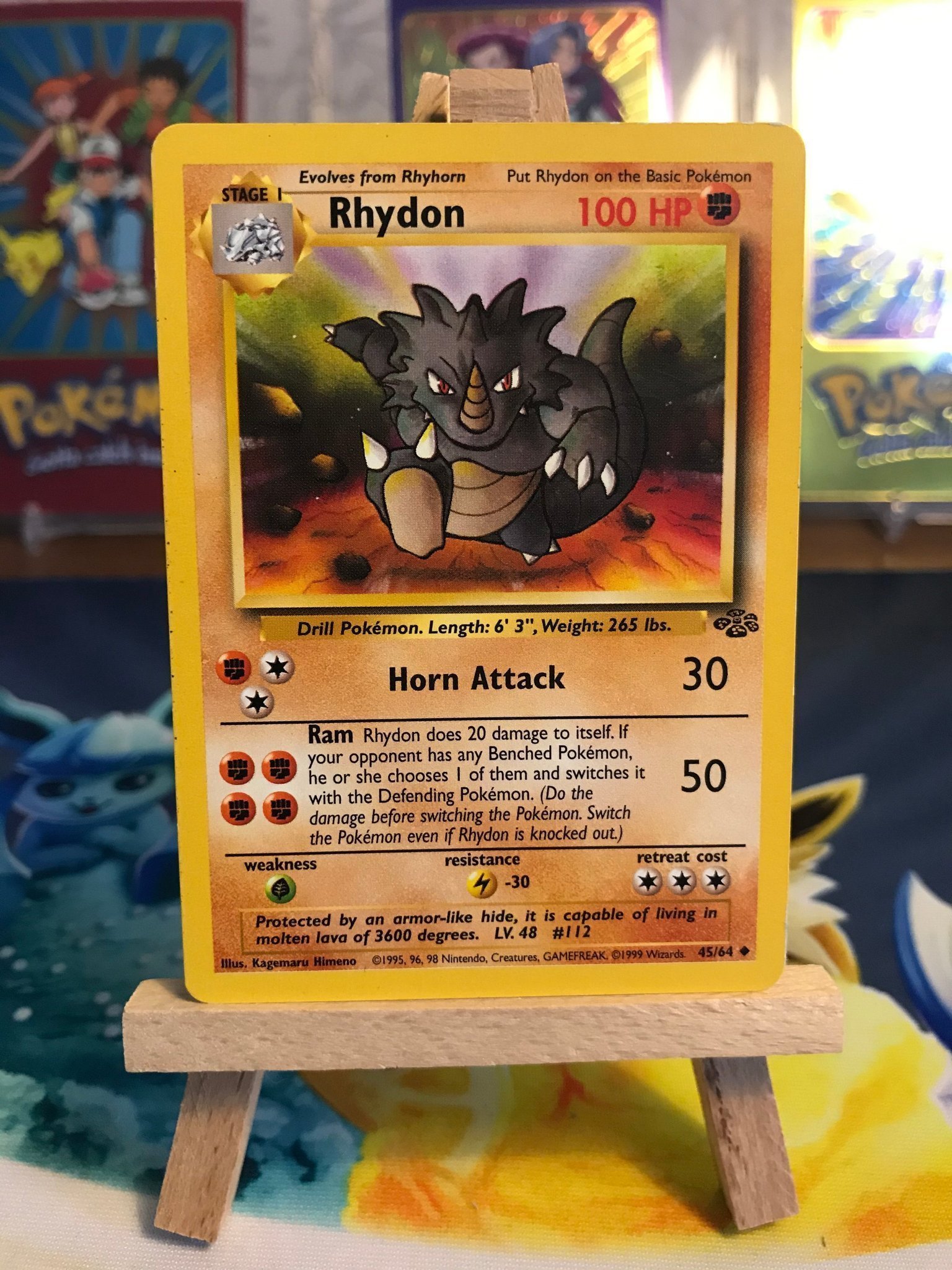Rhydon - 45/64 Jungle - Pokemon kort