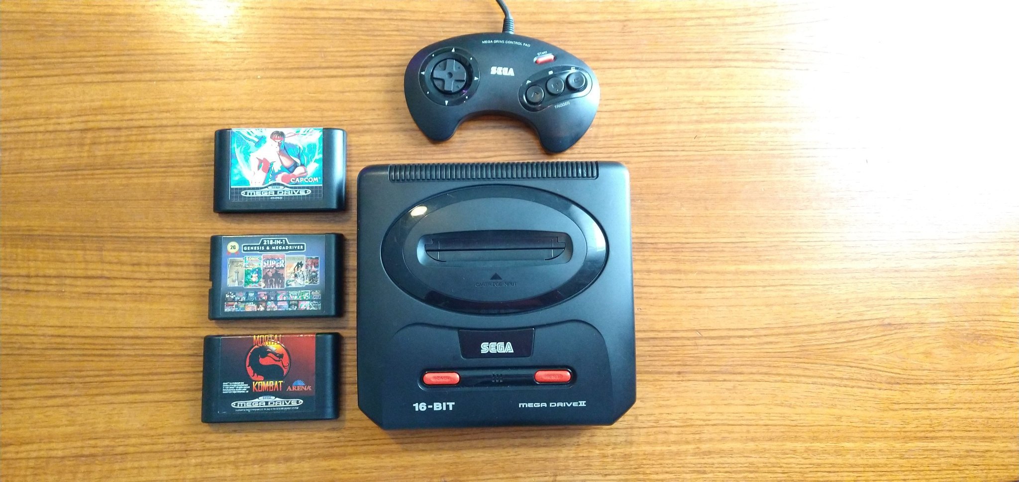 Sega mega drive 2, 200 spel (410644974) ᐈ Köp på Tradera