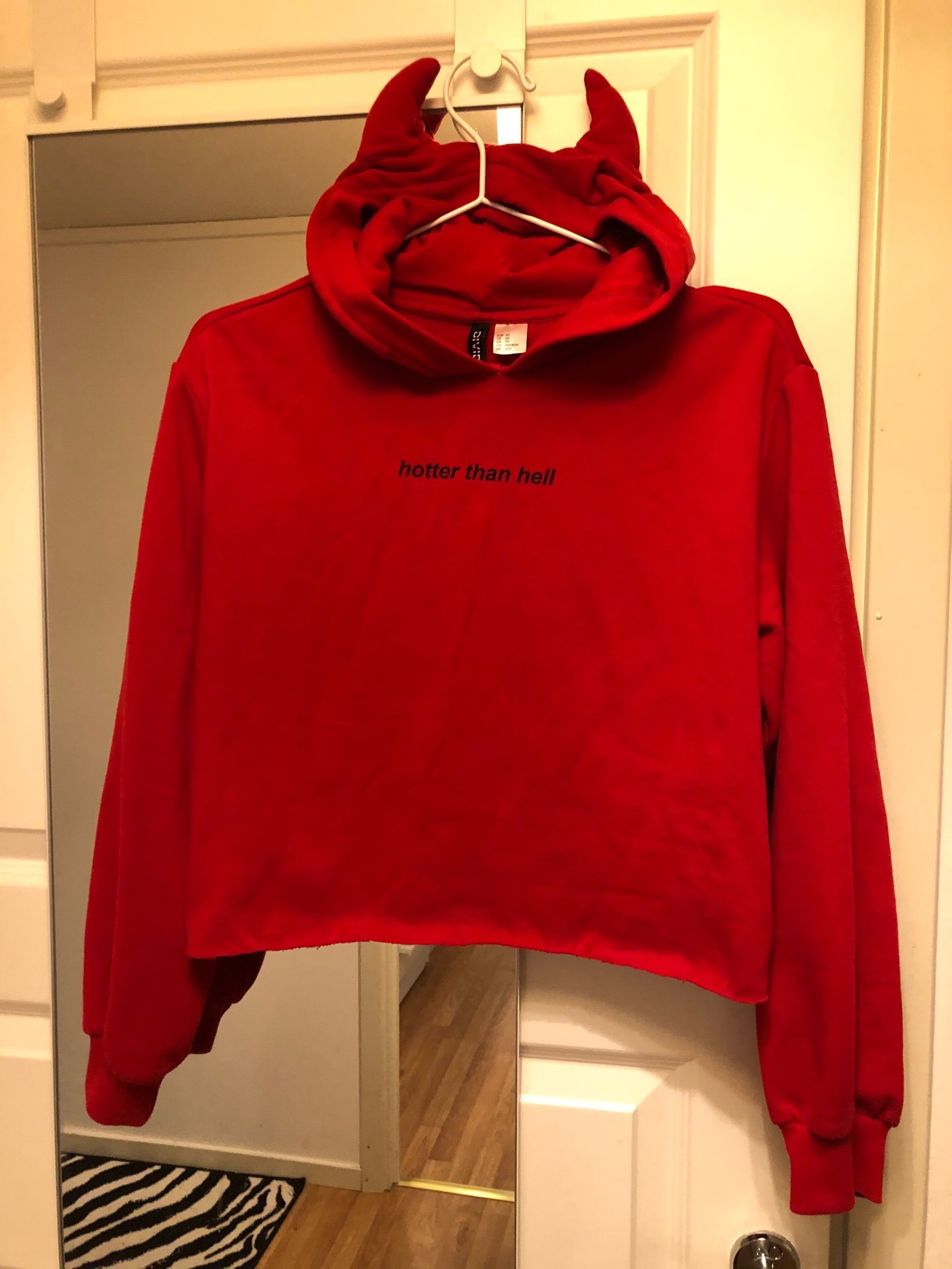 h&m hotter than hell hoodie