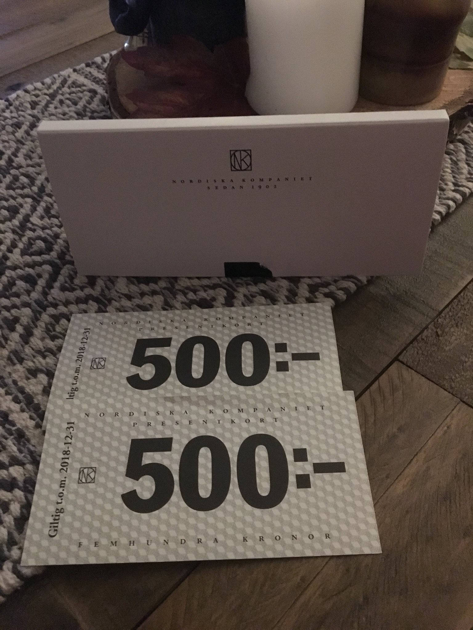 Presentkort nk säljes
