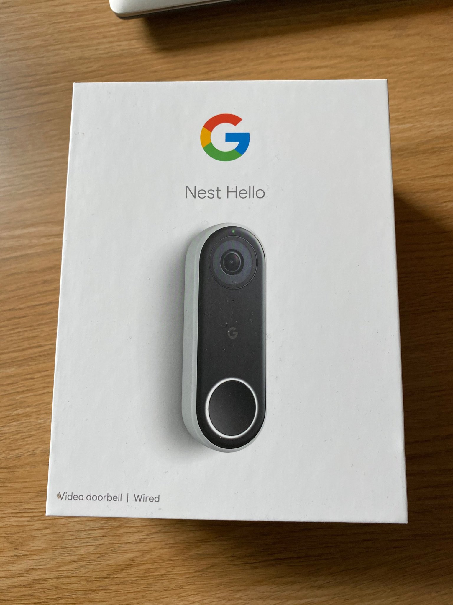 Google Nest Hello dörrklocka med kamera. Som Ny!