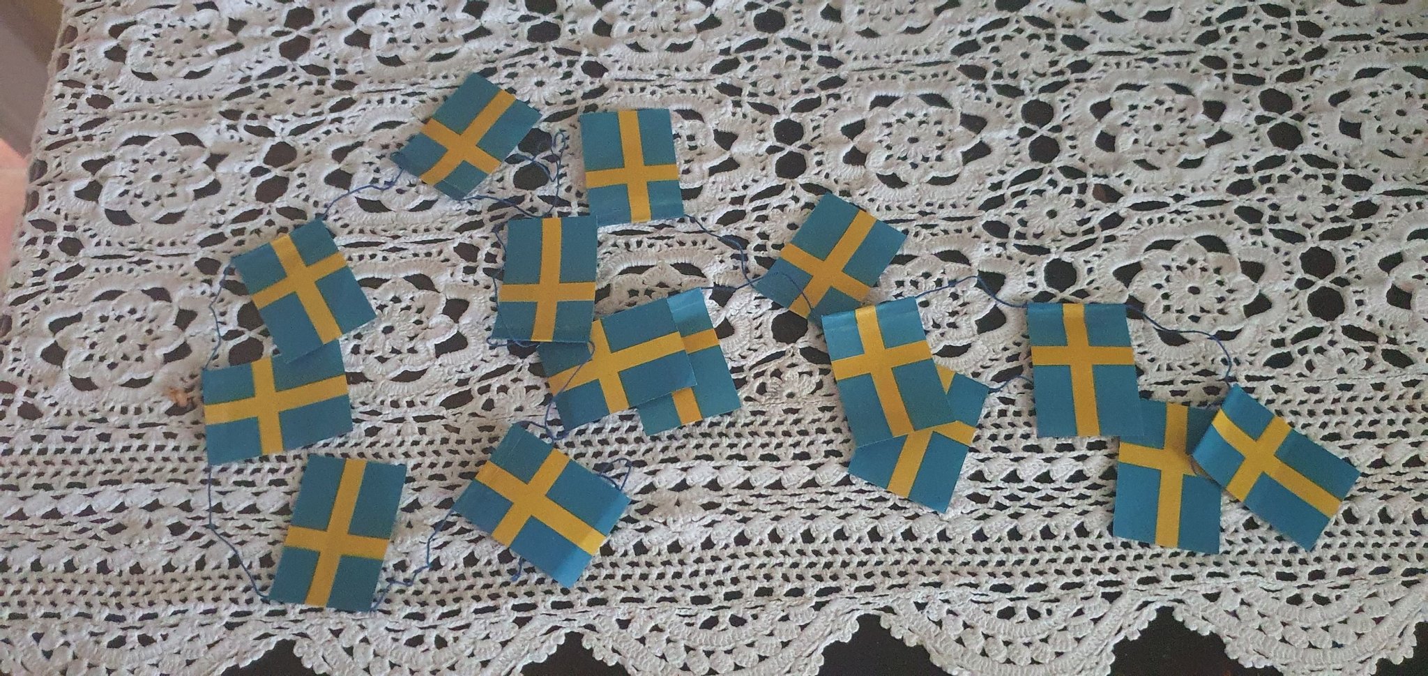 Se produkter som liknar Julgranspynt äldre flaggor ti.. på Tradera