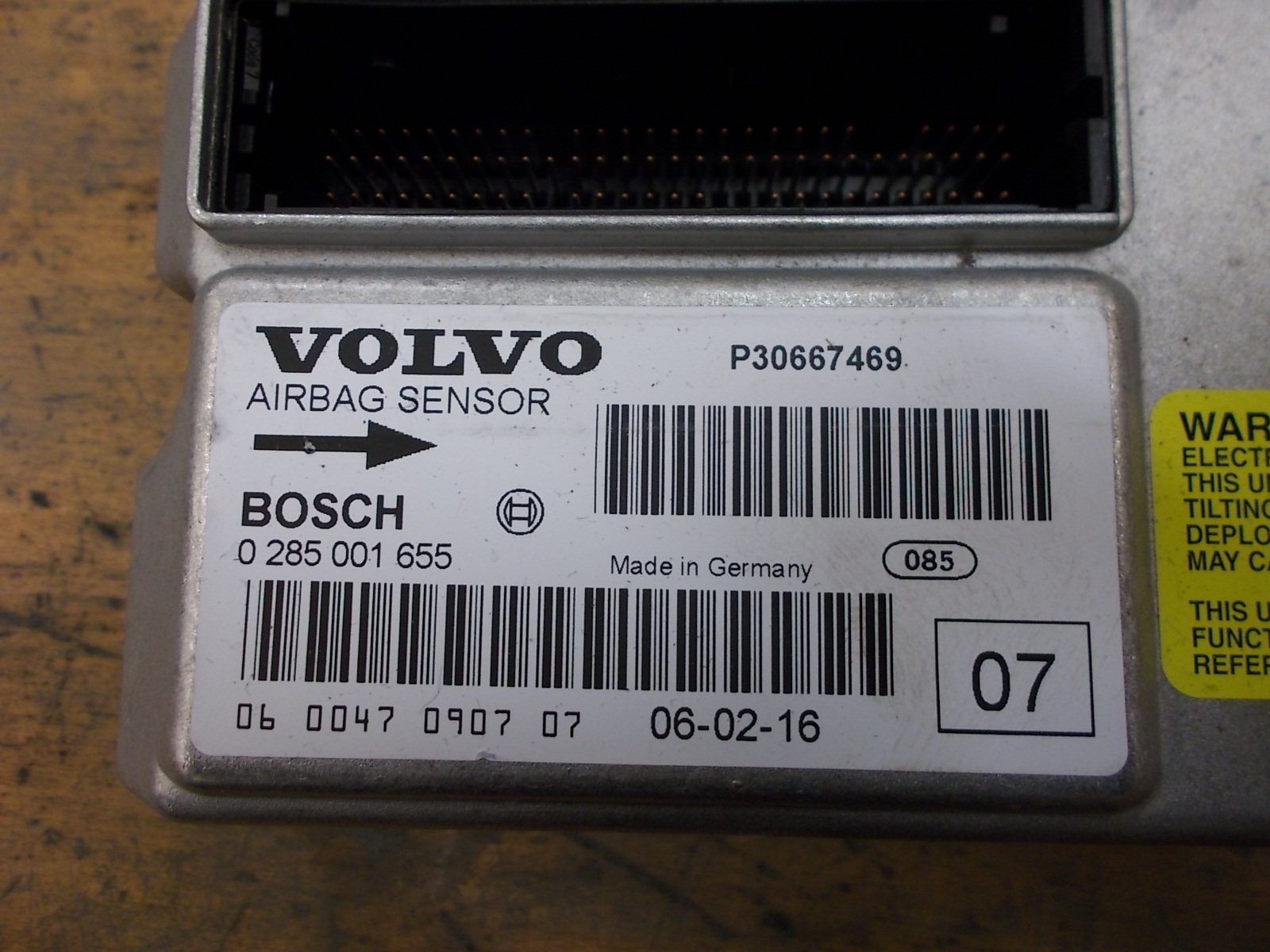 Airbag sensor styrenhet Volvo V70 SRS 02850014.. (410797873) ᐈ Köp på