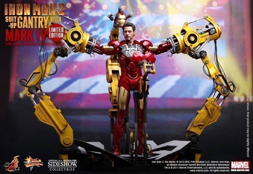 hot toys iron man suit up gantry