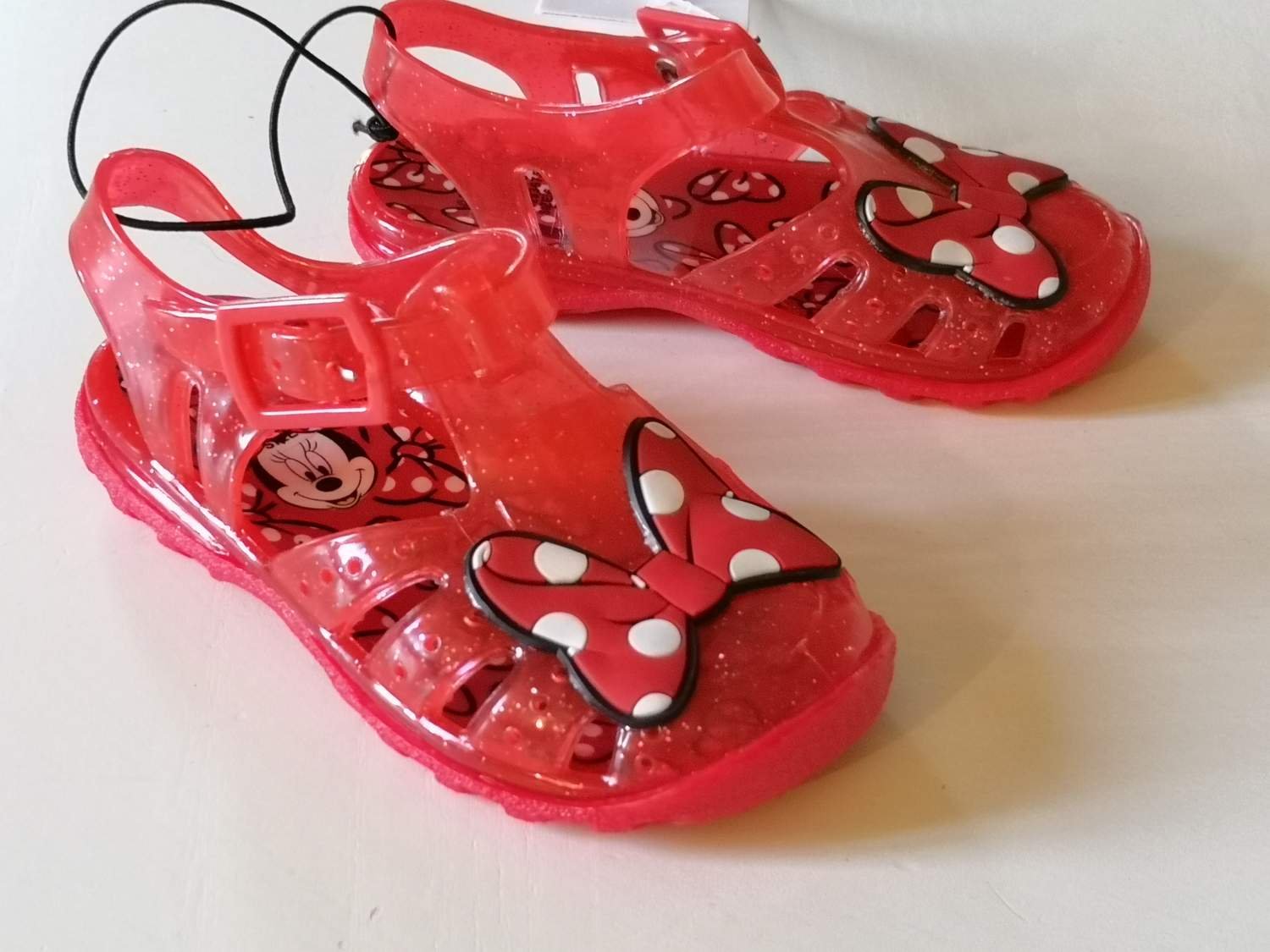 NY Mimmi Gelly Sandaler, badskor med rosett str 2526 NY Mimmi Gelly Sandaler, badskor med rosett str 2526