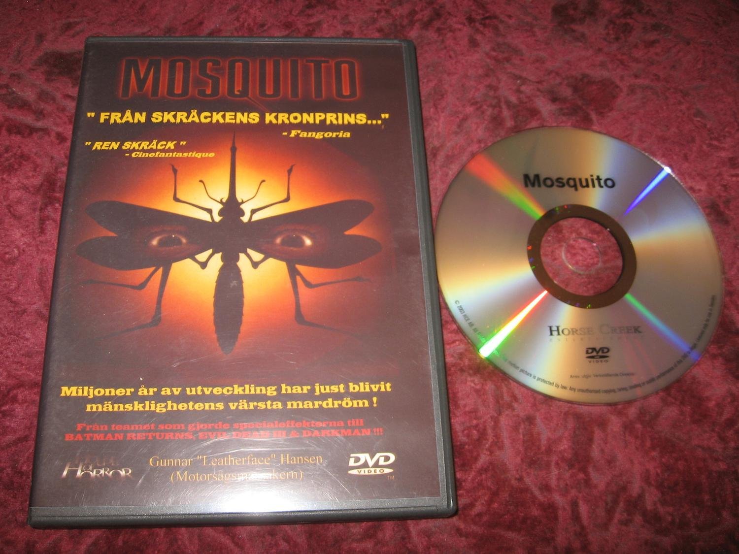 MOSQUITO (GUNNAR HANSEN,RON ASHETON) DVD