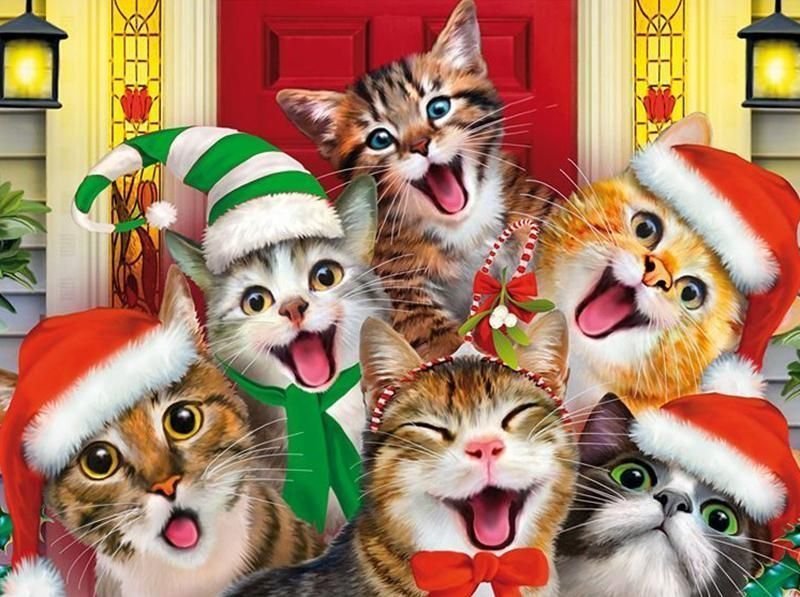 3 Härliga Jul Skyltar Katter Tomte Bilder Julkl.. (375650031) ᐈ Köp på