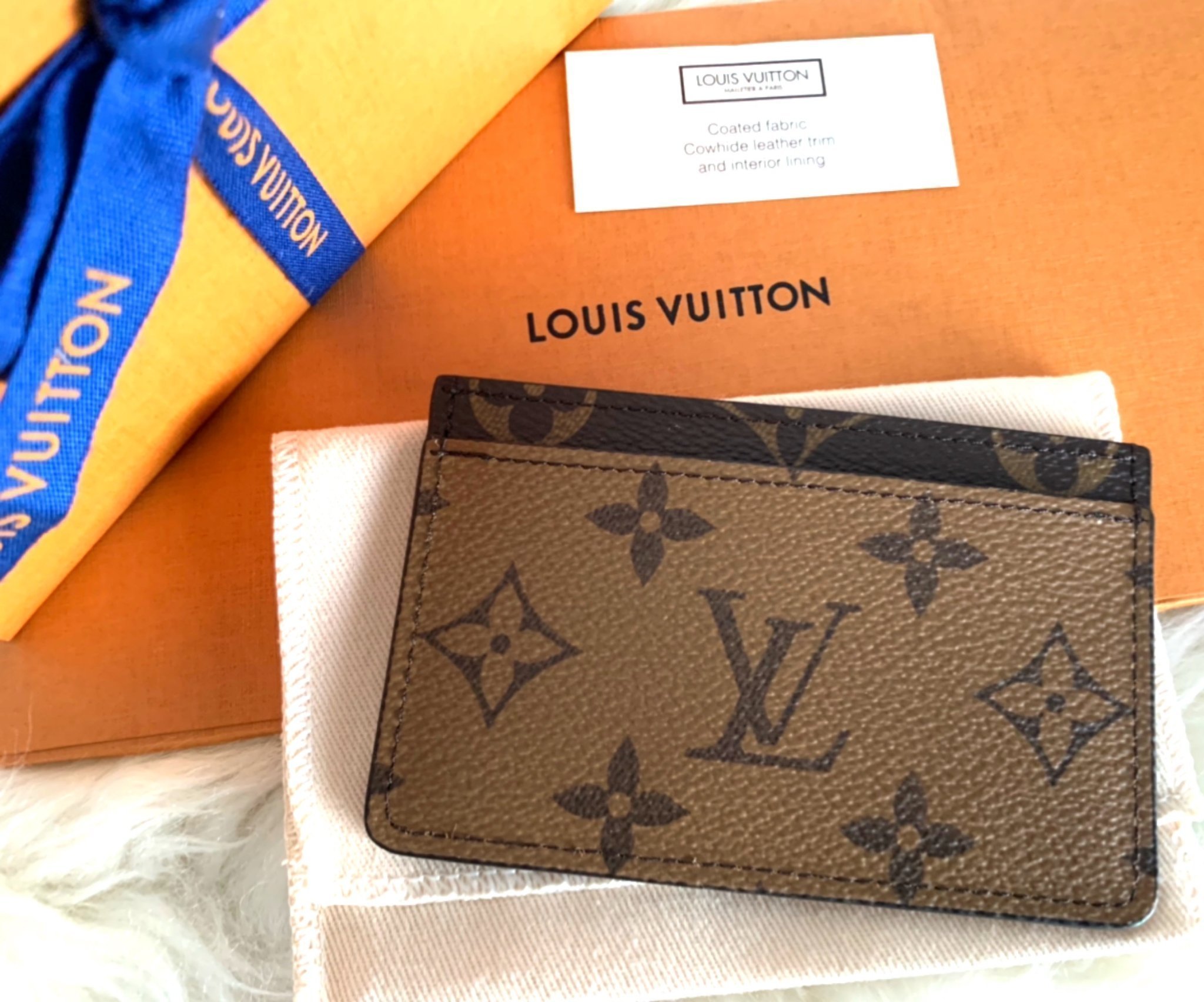 Helt ny!! Louis Vuitton Card Holder Monogram Re.. (418962736) ᐈ Köp på