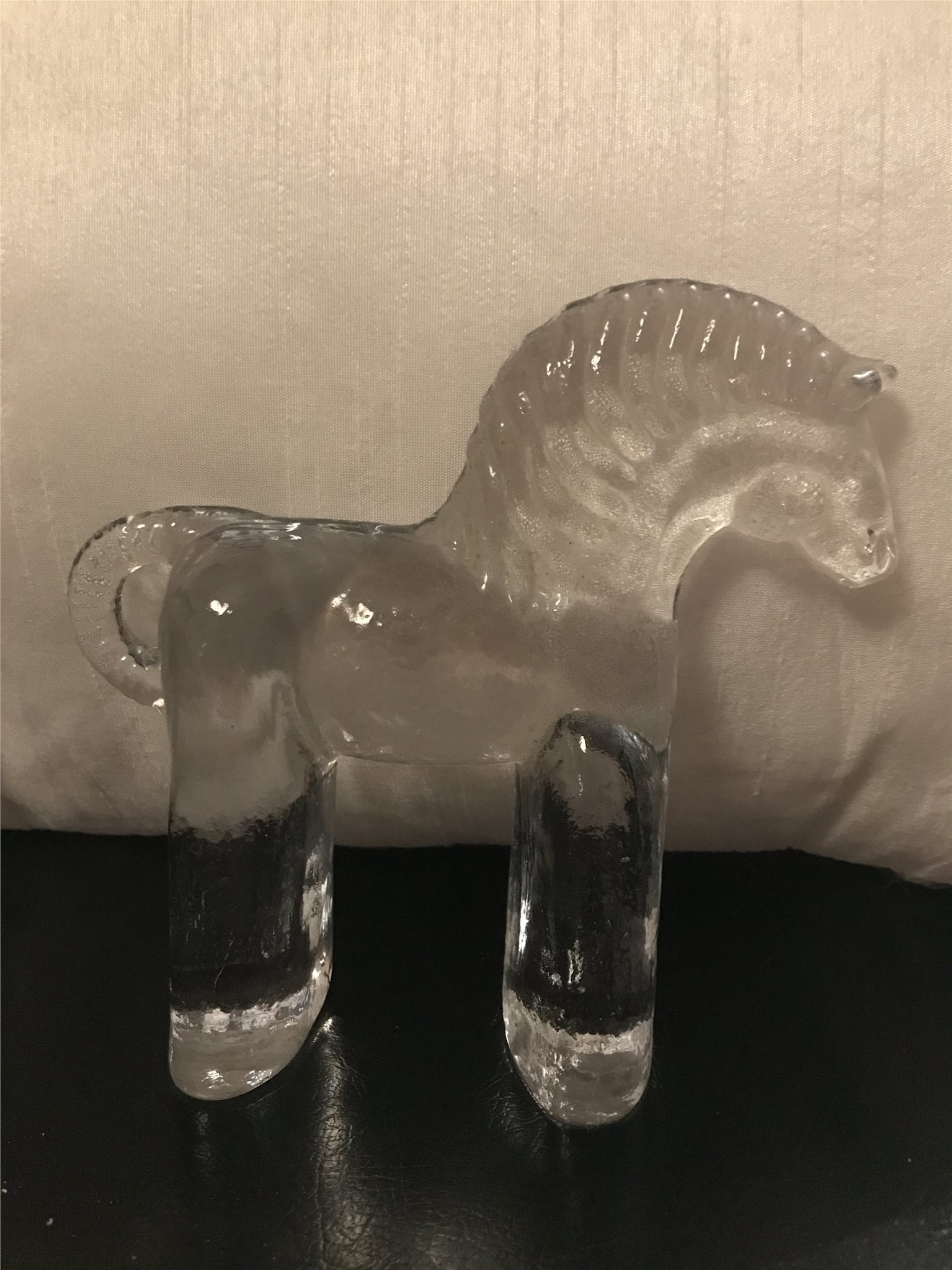 Glas häst bertil vallien ? boda glasbruk inredning på tradera.com