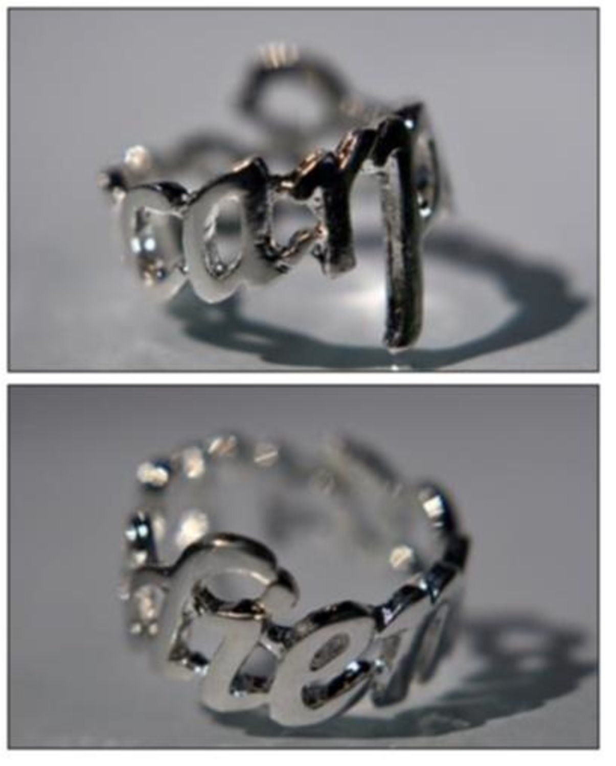 silverring med text silverring med text