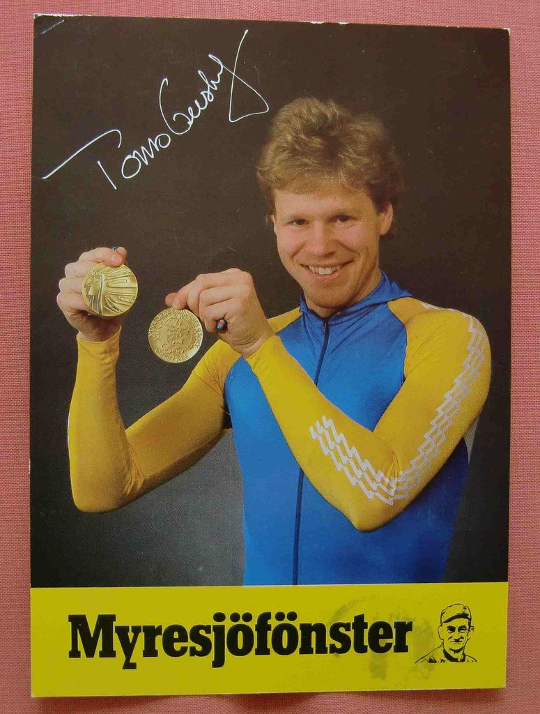 Sport OS olympiad guldmedaljören Tomas Gustafson Eskilstuna på