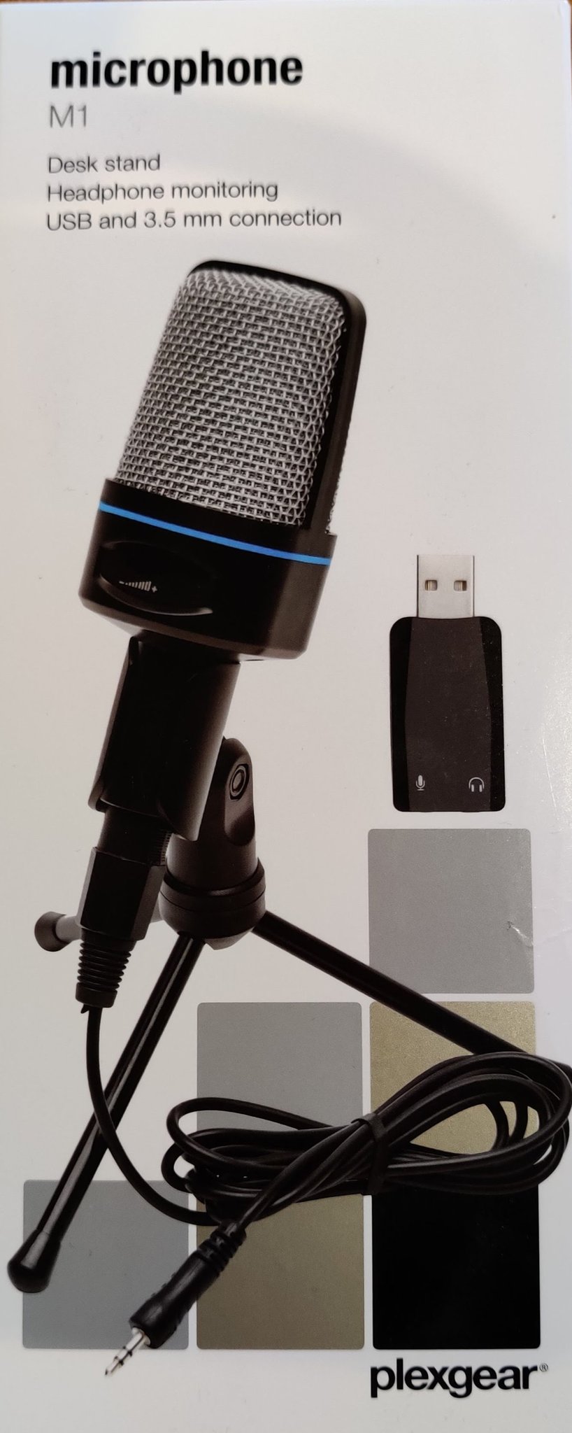 Plexgear M 1 Mikrofon för dator USB (418111986) ᐈ Köp på Plexgear M 4 Mikrofon Mikrofoner |