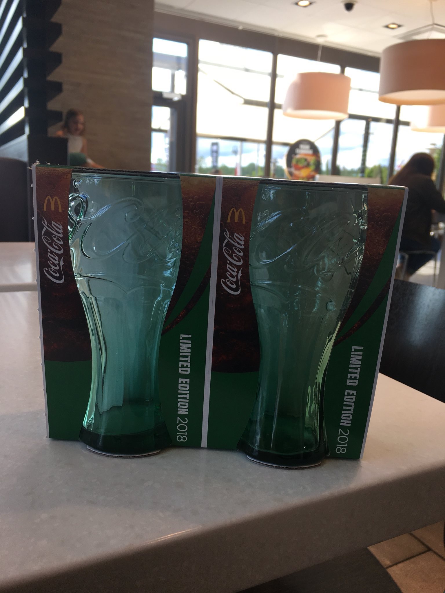 Nya 2018 McDonalds glas cocacola glas (313614227) ᐈ Köp på Tradera