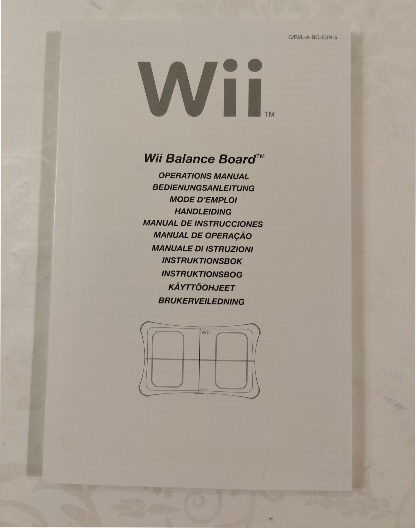 Nintendo Wii Balance Board Manual Köp på Tradera (625143560)