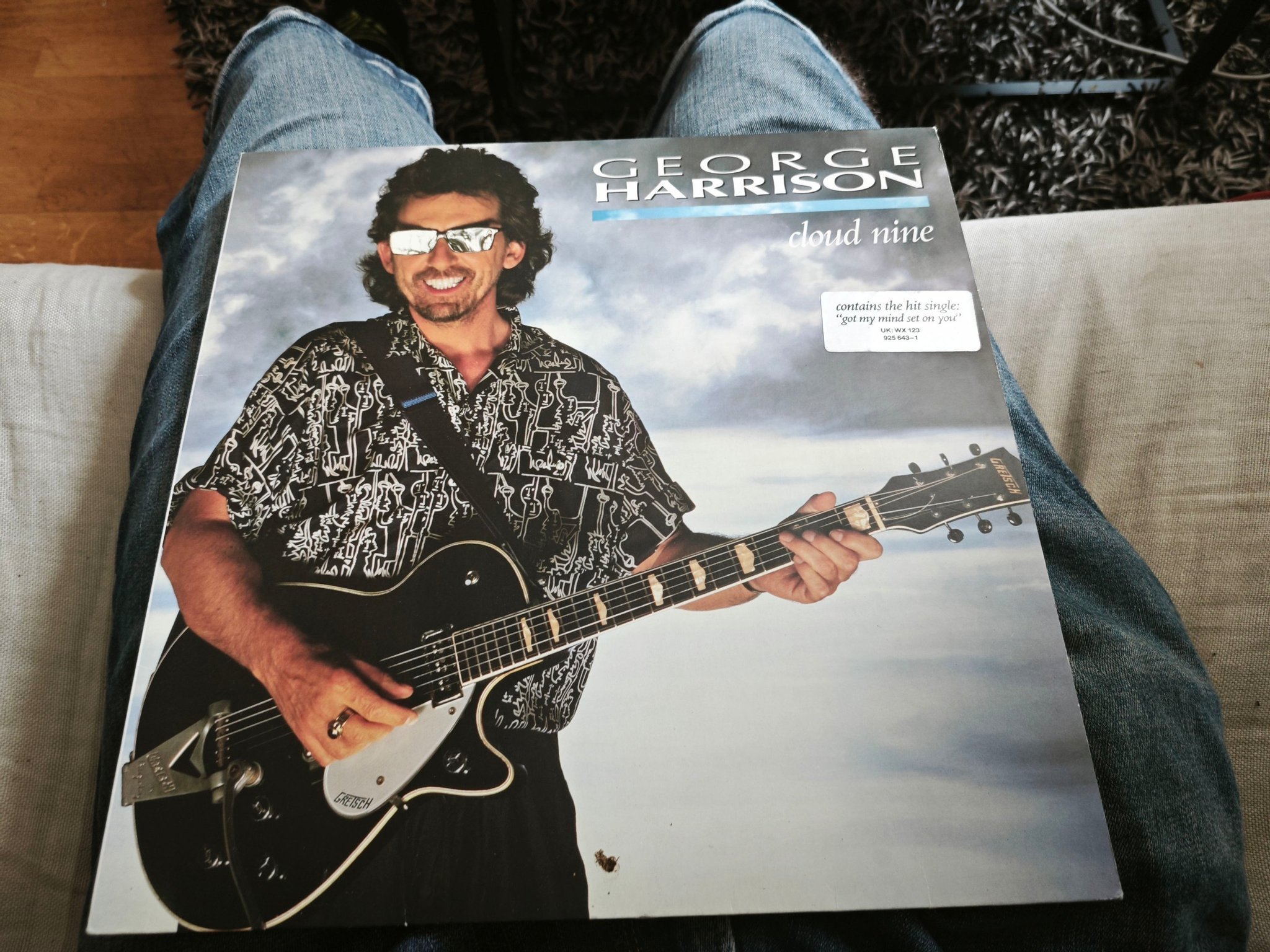 e Harrison Cloud Nine UK盤 LP Stereo George Harrison – Cloud Nine With Silver Linings (The