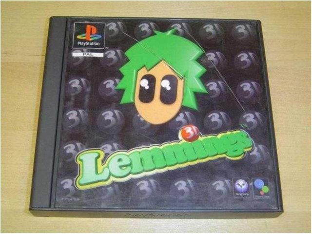 LEMMINGS 3D SONY PLAYSTATION KOMPLETT PAL