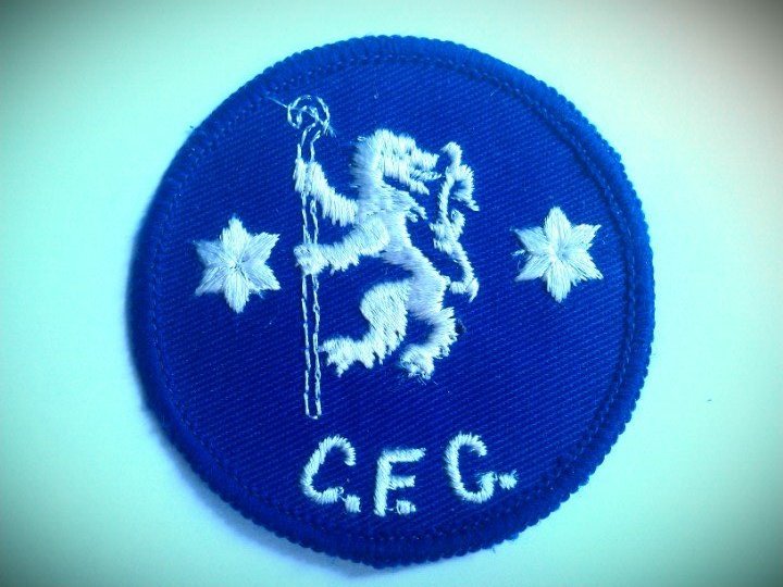CHELSEA FC Klubbmärke Patch Vintage Blazer Jacket Premier League Stamford Bridge