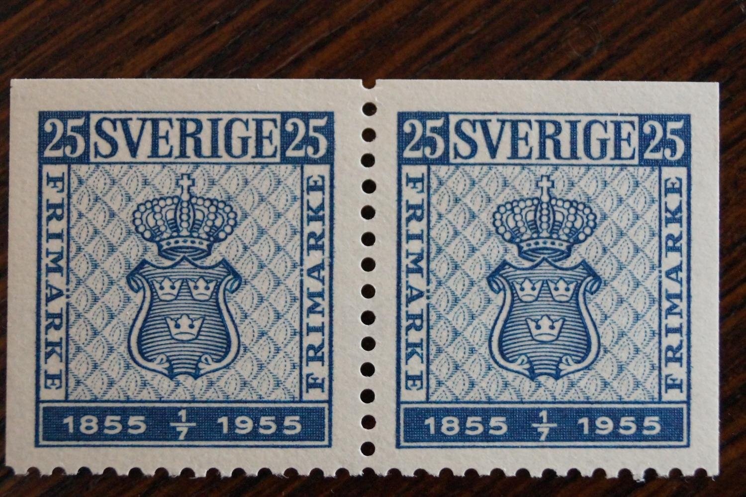 F 467 DD1 **. Svenska frimärket 100 år. Kv 110:-