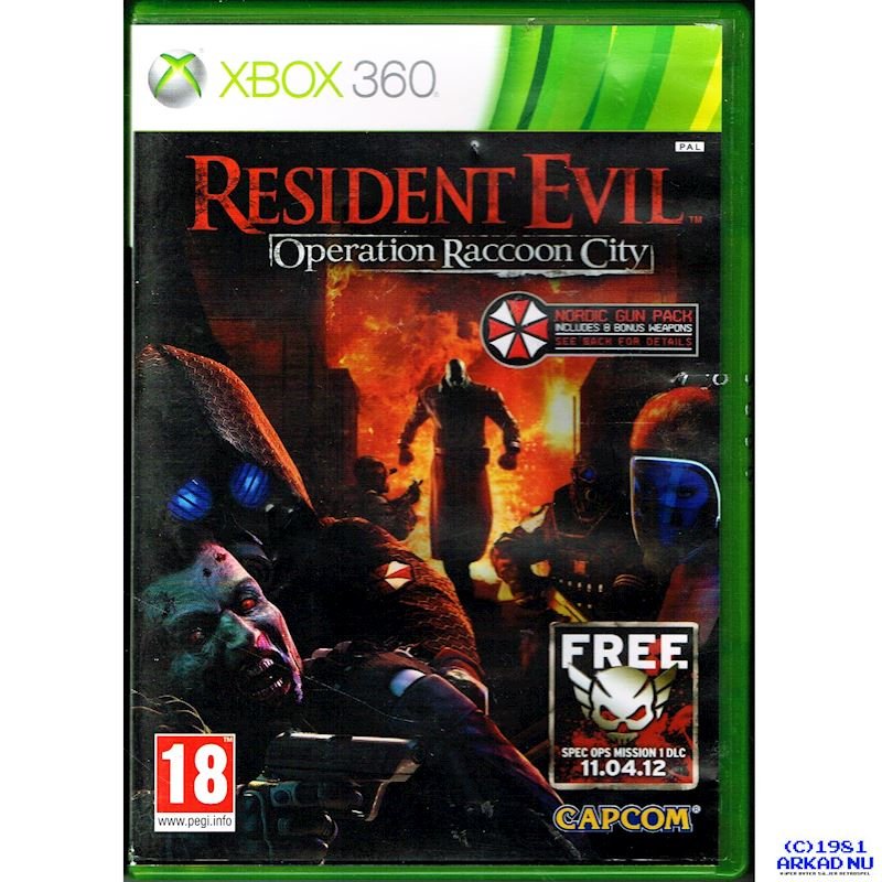 RESIDENT EVIL OPERATION RACCOON CITY XBOX 360 (339730884) ᐈ arkadnu på