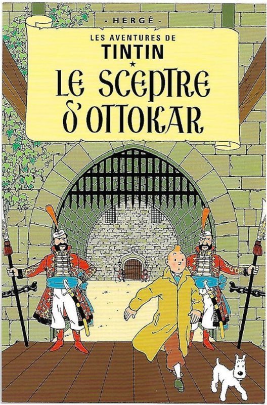 Poster – Tintin – Le Sceptre d’Ottokar (50×70)