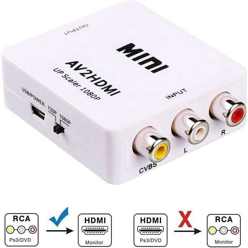 RCA till HDMI,AV to HDMI Converter for TV/PC/ P.. (419905871) ᐈ Köp på