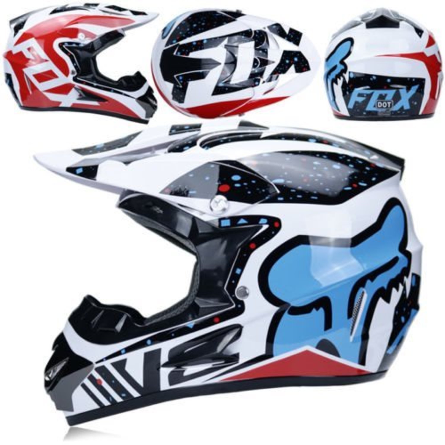 motocross helmet parts